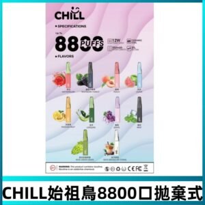 CHILL始祖鳥電子煙鴨嘴獸拋棄式8800口 一次性8ml大容量煙油